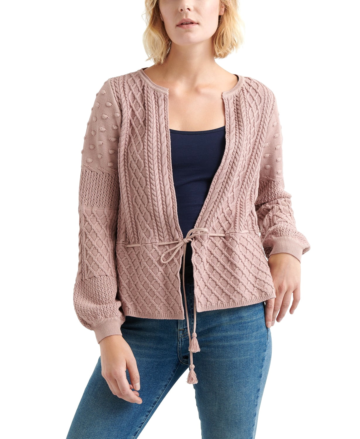 lucky brand pink sweater