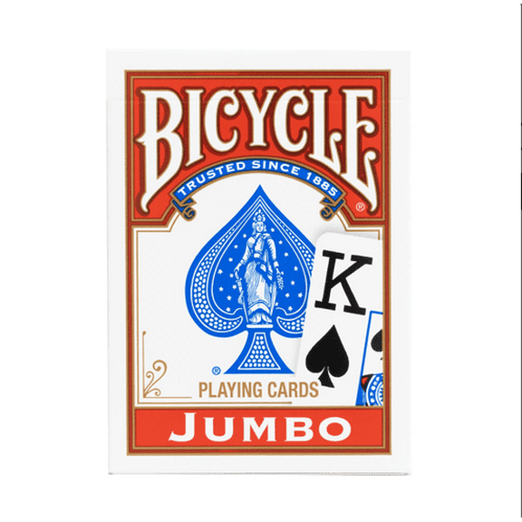 Bicycle Jumbo Index 88 (Red) Playing Cards