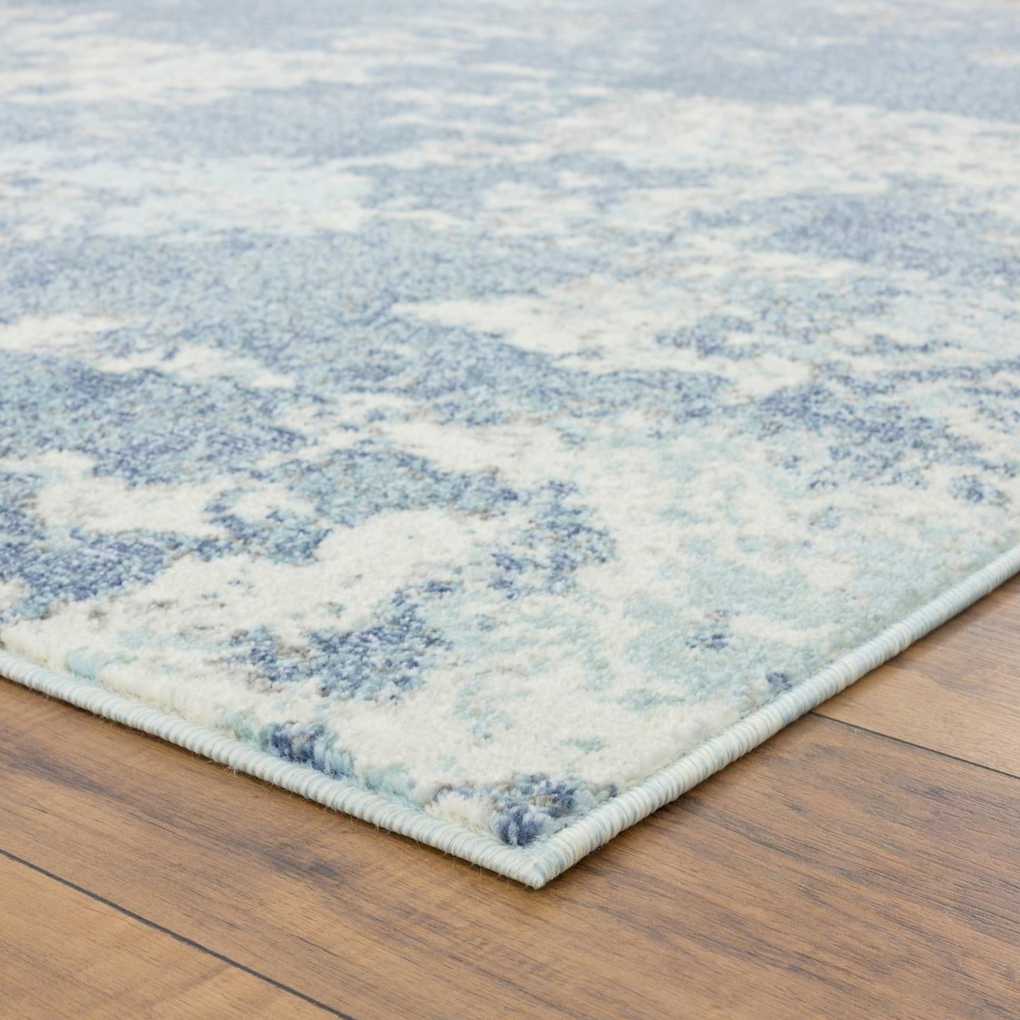 Luxe Weavers Modern Blue 8x10 Abstract Area Rug