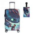 thumbnail image 2 of How to Train Y×our Dra×gon Luggage cover accessory kit, luggage tag, comfort luggage handle wrap, washable zipper closure luggage cover, 2 of 5