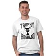 thumbnail image 3 of Trophy Husband No. 1 Hubby Award Men's Graphic T Shirt Tees Brisco Brands S, 3 of 5