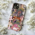 thumbnail image 5 of Psychedelic Mushroom & Frog Phone Case, 70s Groovy Hippie Collage Cover for iPhone 17 16 15 14 13 12 11 Pro Plus Mini, 5 of 6