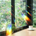 thumbnail image 2 of Unique Bargains Non-Adhesive Reusable Rainbow Window Stickers Light Blue Ring-Shaped, 2 of 7