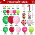 thumbnail image 2 of Kit de Arco de Globos Biapian Rojo Rosa Verde Látex para Navidad, 2 of 7
