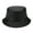 Black, variant on Hats Light Plate PU Leather Fisherman Women's Pure Color Simple Basin Outdoor Versatile Sunshade Hat