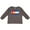Charcoal Grey, variant on Colorado Flag Distressed Look Boys or Girls Long Sleeve Toddler T-Shirt