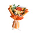 thumbnail image 4 of Ramo de flores de ganchillo de 45 cm, regalo de bendición eterna, decoración navideña artificial Amarillo, 4 of 9
