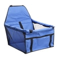 thumbnail image 2 of AuroraX Dog Seat for Car Small Dog Crates,Soft Sided Foldable Travel Breathable Pet Carriers for Small Medium Cat Blue, 2 of 3