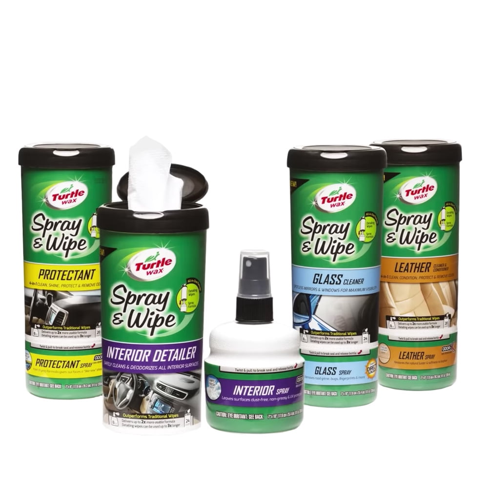 Turtle Wax Spray & Wipe Car Interior Wipes (Interior Care Turtle Wax Spray & Wipe Car Interior Wipes (Interior Care