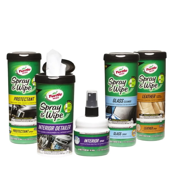 Turtle Wax Spray & Wipe Car Interior Wipes (Interior Care Turtle Wax Spray & Wipe Car Interior Wipes (Interior Care