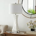thumbnail image 4 of SAFAVIEH Shelley 30.5 in H Coastal Table Lamps with USB Port, White, Set of 2, 4 of 17