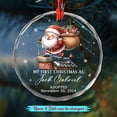 thumbnail image 2 of Personalized Adoption Glass Christmas Ornament 2025, Custom Text & Name Adopter Xmas Keepsake Ornament Gift, Adopted Xmas Tree Ornament Gift, Adoption Announcement Glass Ornament Gift for Family, 2 of 6
