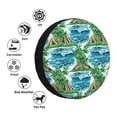 thumbnail image 4 of Naloa Hawaii Palms PVC Leather Spare Tire Wheel Cover for Car Truck SUV Camper Trailer Universal Fit many size16 inch, 4 of 6