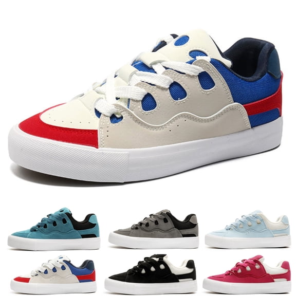 CHICVOMEY Retro Platform Sneakers for Women Fashion Sneakers Non-Slip Casual Lace Up Trendy Shoes Walking Shoes