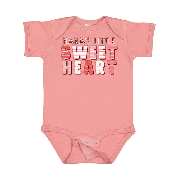 Inktastic Nana's Little Sweet Heart Boys or Girls Baby Bodysuit
