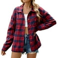 thumbnail image 2 of plaid shirts for women, 2 of 9