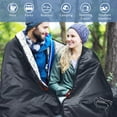 thumbnail image 2 of Tirrinia Waterproof Outdoor Blanket with Sherpa Lining, Sports, Picnic, Concerts, Pet,60” x 80”, 2 of 7