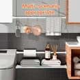 thumbnail image 4 of Dsseng 2 Pack Curtain Rod Adjustable 24-43 Inches，5/8” Diameter， White，Small Short Expandable Spring Loaded Tension Rods For Window  Bathroom  Cupboard Kitchen, 4 of 6