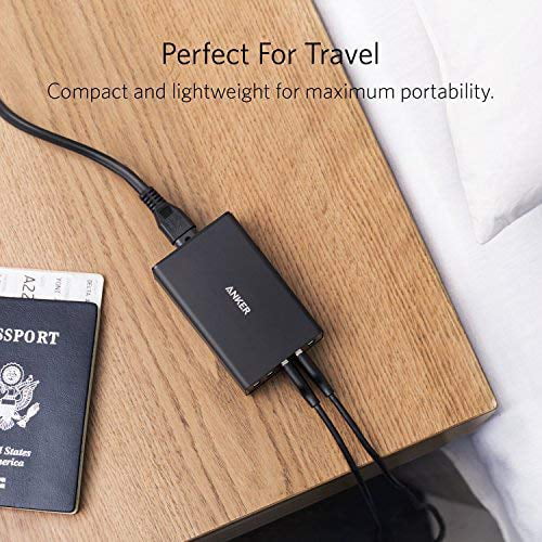 Anker USB Plug Charger 5.4A/27W 4-Port USB Charger, PowerPort 4