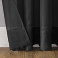 thumbnail image 5 of No. 918 Emily Voile Sheer Grommet Curtain Panel, 59"x63", Black, 5 of 6