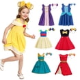 thumbnail image 2 of Disney Baby Girl Belle Dress Up vestidos La Bella y La Bestia niños Elsa Anna princesa Snow White Frock Girls Mickey Fairy Dress120cm Gao Jinjia LED, 2 of 2