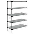 thumbnail image 1 of 5-Shelf Galvanized Steel Solid Shelving Add-On Unit - 14 x 36 x 54 in., 1 of 1