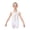 White, variant on Kid Girls Rhinestone Ballet Dance Leotard Jersey Diamond Sparkly Figure Skating Sleeveless Sheer Mesh Bodysuit Dancewear White 16