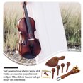 thumbnail image 3 of 4/4 3/4 Violin Stringed Musical Instruments Tuning Pegs Spare Parts Tailpiece Repairing Set Replacement Part Chinrest Attachments Player, 3 of 8