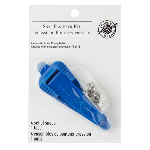 12 Pack: Snap Fastener Kit by Loops & Threadsâ„¢