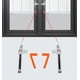 thumbnail image 2 of Manija de ventana con cerradura blanca, manija de ventana de puerta, muñeca, aleación de Zinc, 2 juegos, 2 of 4