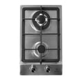 thumbnail image 1 of Parrilla a gas empotrable de 2 Quemadores Supra DOMINO STEEL acero inoxidable, 1 of 7