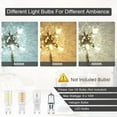 thumbnail image 2 of 69 inch Crystal Floor Lamp, Modern Standing Lamp with K9 Crystal, LED Floor Lamp with On/Off Foot Switch, Metal Tall Pole Lamp for Living Room, Girls Room, Bedroom, Dresser, Office, 2 of 11