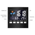 thumbnail image 5 of Dream Lifestyle Weather Station Wireless Indoor Outdoor Thermometer,Color Display Digital Weather Thermometer with Alarm Clock,Temperature Humidity Monitor with Adjustable Backlight, 5 of 8