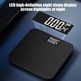 thumbnail image 3 of Leodye Electronic Scale USB Charging Electronic Body Scale with Night Vision, Black, 3 of 6