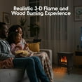 thumbnail image 6 of Cozi by Tzumi Portable Stove Heater, Electric Heater with Life-like Flame and 2 Heating Levels, 18 Inches, 6 of 10