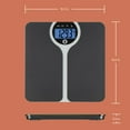 thumbnail image 5 of Weight Watchers by Conair Carbon Fiber BMI Digital Glass & Chrome Scale WW346Z, 5 of 11