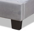 thumbnail image 5 of Bowery Hill Modern Grey Upholstered Full Size Panel Bed, 5 of 9