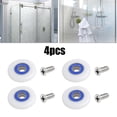 thumbnail image 5 of MYG pour Rouleaux de Porte de Douche de Rechange Diamètre de Roue 29 mm Coureurs Réglables Roues en Nylon Vis en Acier Inoxydable pour Enceintes Cabines Lot de 4, 5 of 5