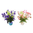 thumbnail image 3 of Artificial Fish  Flower, Glowing  Simulation Aquarium Fake Flower With Vase For Office For Living Room, 3 of 8