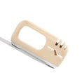 thumbnail image 1 of Yuarrent Afilador de rebanadora Universal, tijeras de 3 etapas, herramienta de afilado rápido para cocina, molienda para restaurante doméstico Cocina y Comedor Beige Yuarrent HA065256-02B, 1 of 6