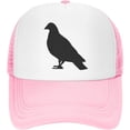thumbnail image 3 of Pigeon Silhouette Hat Animal Mesh Cap for Men Women, Animal Adjustable Trucker Hat Baseball Cap, 3 of 9