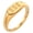 Gold 222, variant on Women's Number Engraved Signet Rings Unique Stainless Steel Oval Signet Promise Band,Minimalist Spiritual Lucky Jewelry Gold 999 Size 6