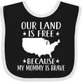 thumbnail image 3 of Inktastic Military Mommy for Son Daughter Boys or Girls Baby Bib, 3 of 4