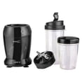 thumbnail image 3 of Licuadora Procesador De Alimentos Hielo 750 Ml 1000 W 2 Vasos Color Negro Lic01 Timco, 3 of 4