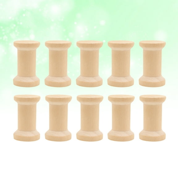 Omeite 134528 Original color wooden spool small (10 pieces)