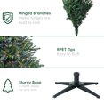 thumbnail image 6 of Open Box 7.5' Pre-Lit Milford Pine Green Artificial Christmas Tree with LumaDazzle Color-Changing Twinkle LED Lights and Quick Set, by Holiday Time, 6 of 12