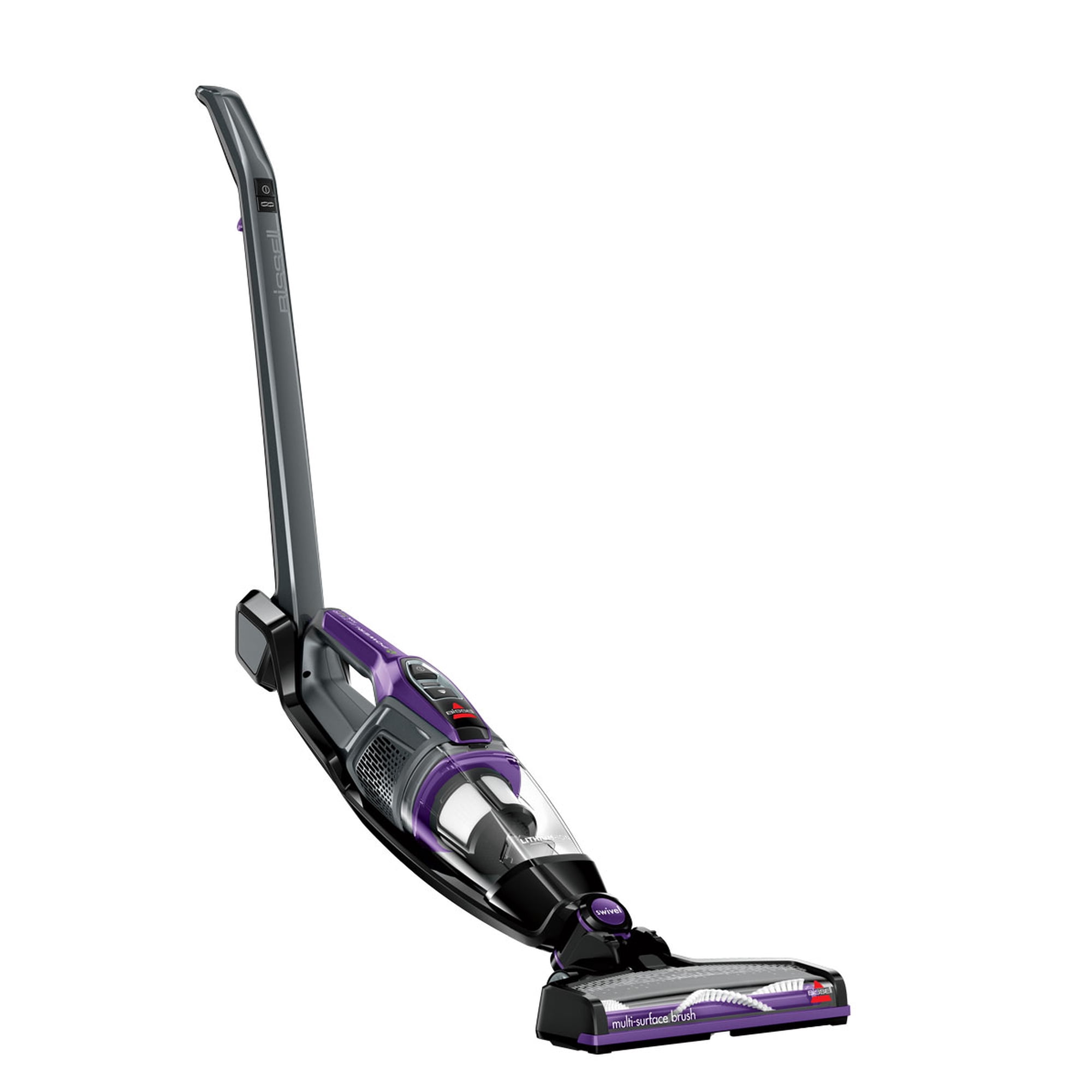 BISSELL PowerLifter Ion Pet Cordless Stick Vacuum, Carpet, Area Rugs, Hard Floor, Upholstery, 2 Way Fold Handle, Freestanding, Removeable Hand Vac, 3191, Purple