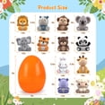 thumbnail image 3 of Huevos de Pascua rellenos de Letapapa con marionetas de animales de safari x12, 3 of 7