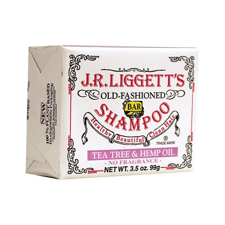 J.R. Liggett's Old-Fashioned Bar Shampoo Tea Tree & Hemp Oil 3.5 oz (Best Oils For Shampoo Bars)