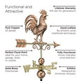 thumbnail image 3 of Good Directions 1975P Bantam Rooster Weathervane - Pure Copper, 3 of 6